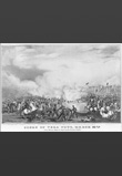 Siege of Vera Cruz, March 25 t. Litografía. © Library of Congress of USA.