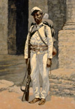Fréderic Remington. Soldado mexicano, 1888. Cortesía de Milwaukee Museum, EE. UU.