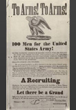 Cartel de reclutamiento en el ejército de Estados Unidos de 1847.